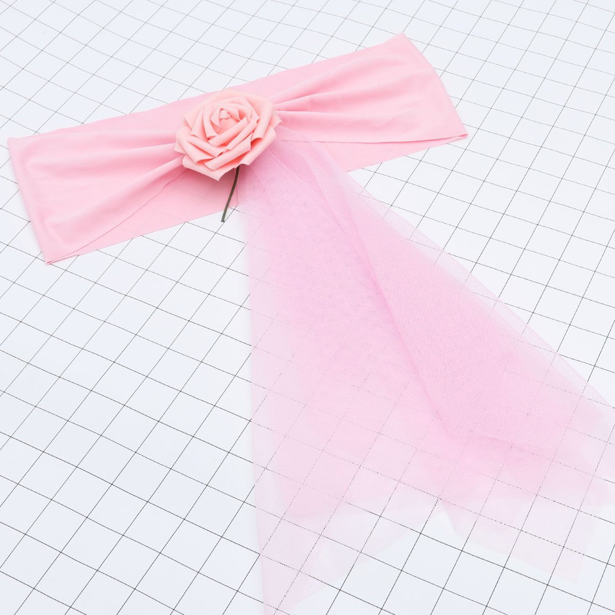 Chair Sash Organza - Pita Kain Tulle Lembut untuk Dekorasi