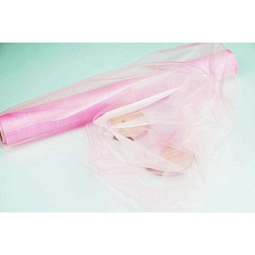 Chair Sash Organza - Kain Organza Gulung 900M Warna Pink