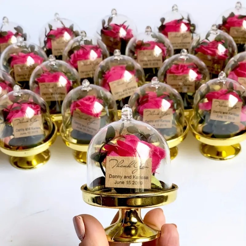 Wedding Decor Supply Store - 24 Buah Kotak Permen Plastik Mini