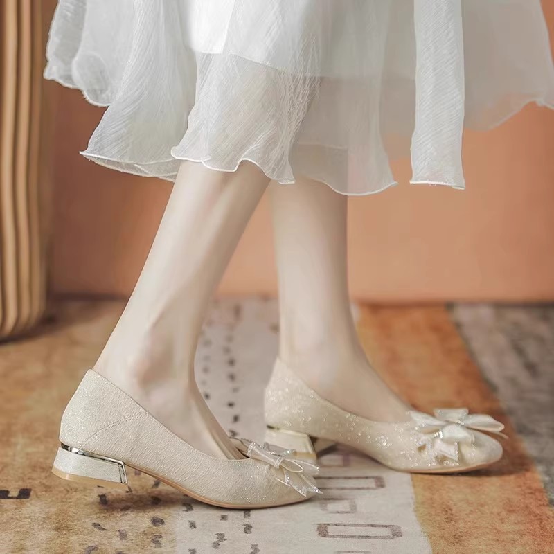 Sepatu Pernikahan Atasan Renda - Wedding Fx ulasan dan harga