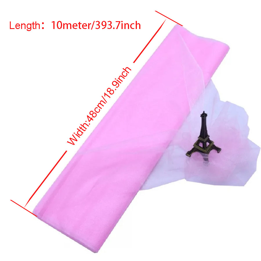 10m dekorasi pernikahan Tulle  - Chair Sash Organza ulasan dan harga