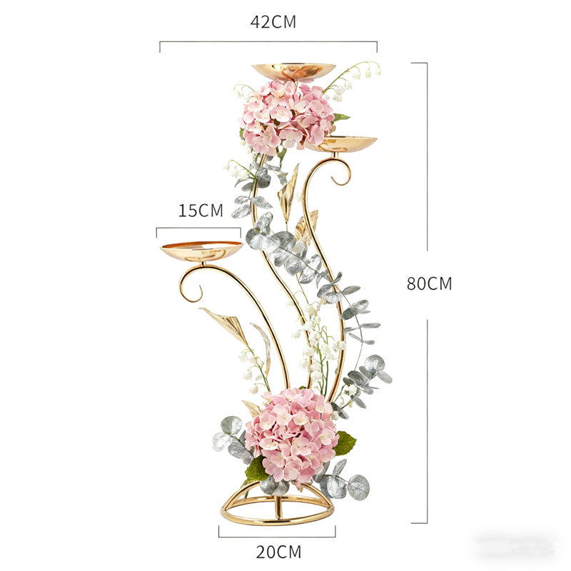 Tempat Bunga Emas untuk Toko P - Wedding Decor Supply Store ulasan dan harga
