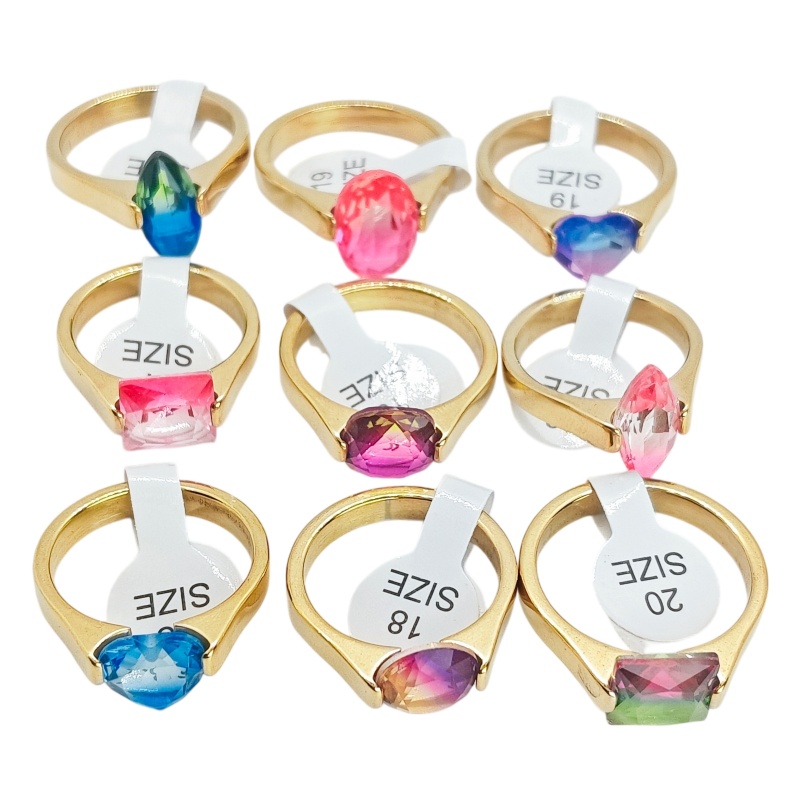 Grosir 12 Pcs Cincin Stainless - Wedding Supply Wholesale ulasan dan harga