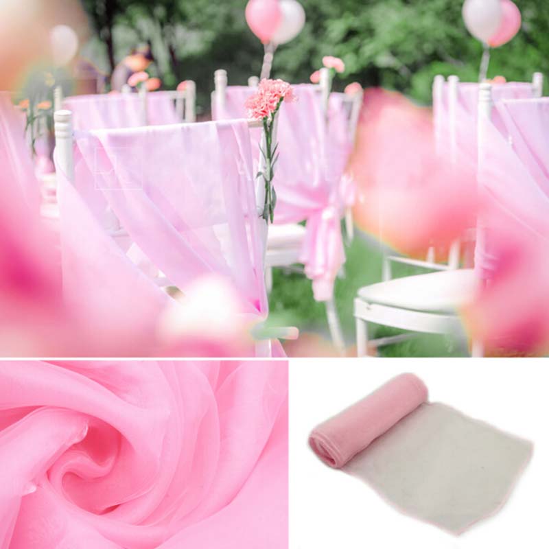 25 Buah 18X275Cm Ikat Pinggang - Chair Sash Organza ulasan dan harga