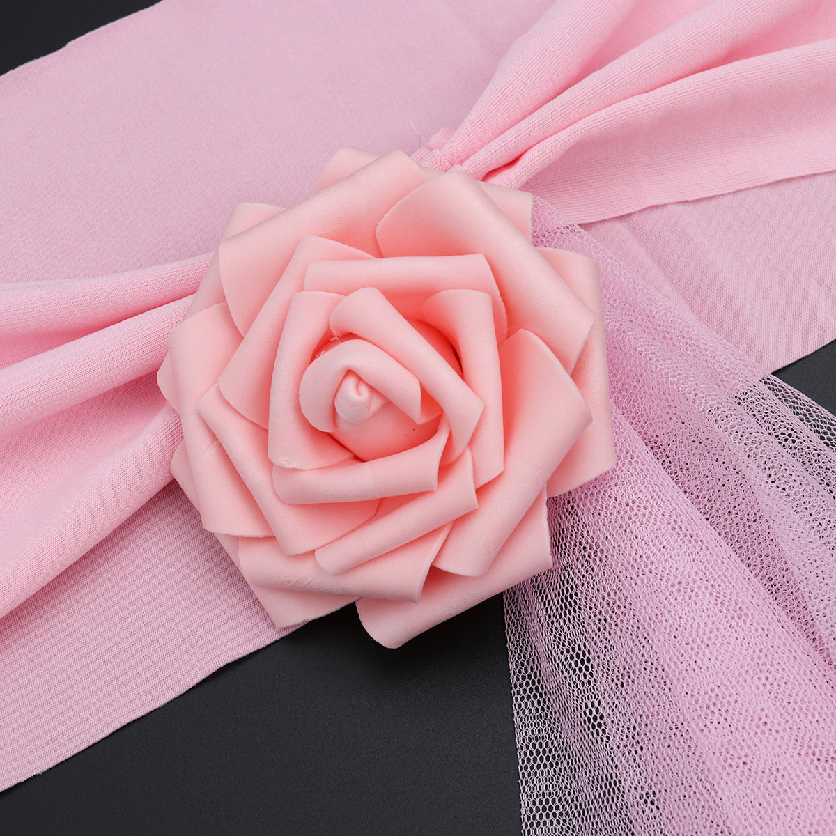 Pita Kain Tulle Berkualitas Ti - Chair Sash Organza ulasan dan harga