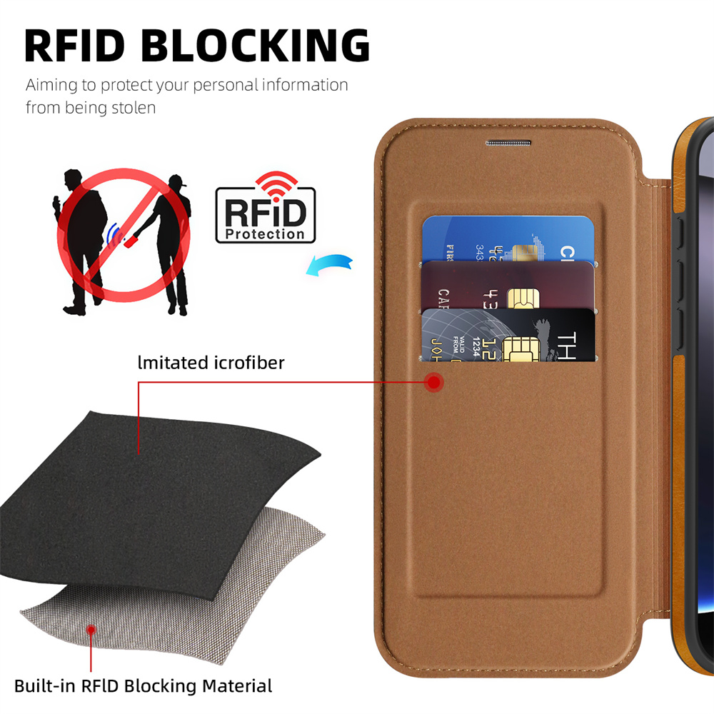 Casing Ponsel Kulit dengan Pen - Place Card Holder ulasan dan harga