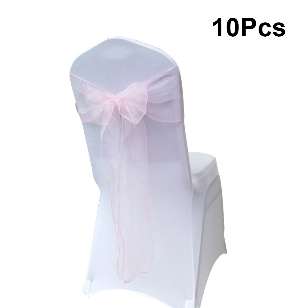 10 buah Pita Organza Warna Mer - Chair Sash Organza ulasan dan harga